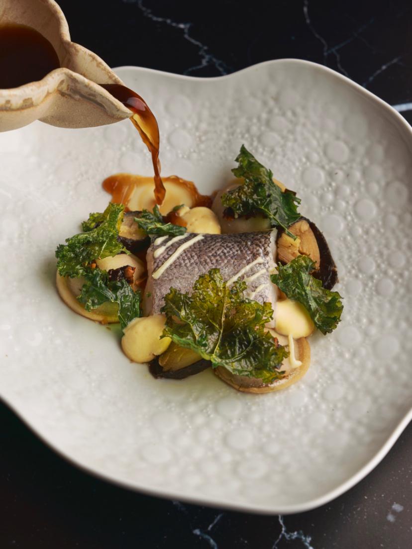 Création culinaire du chef Mathieu Salmon - Cuisine française moderne