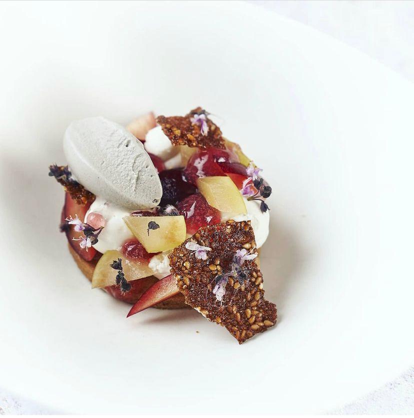 Création du chef Mathieu Salmon - Cuisine audacieuse et raffinée